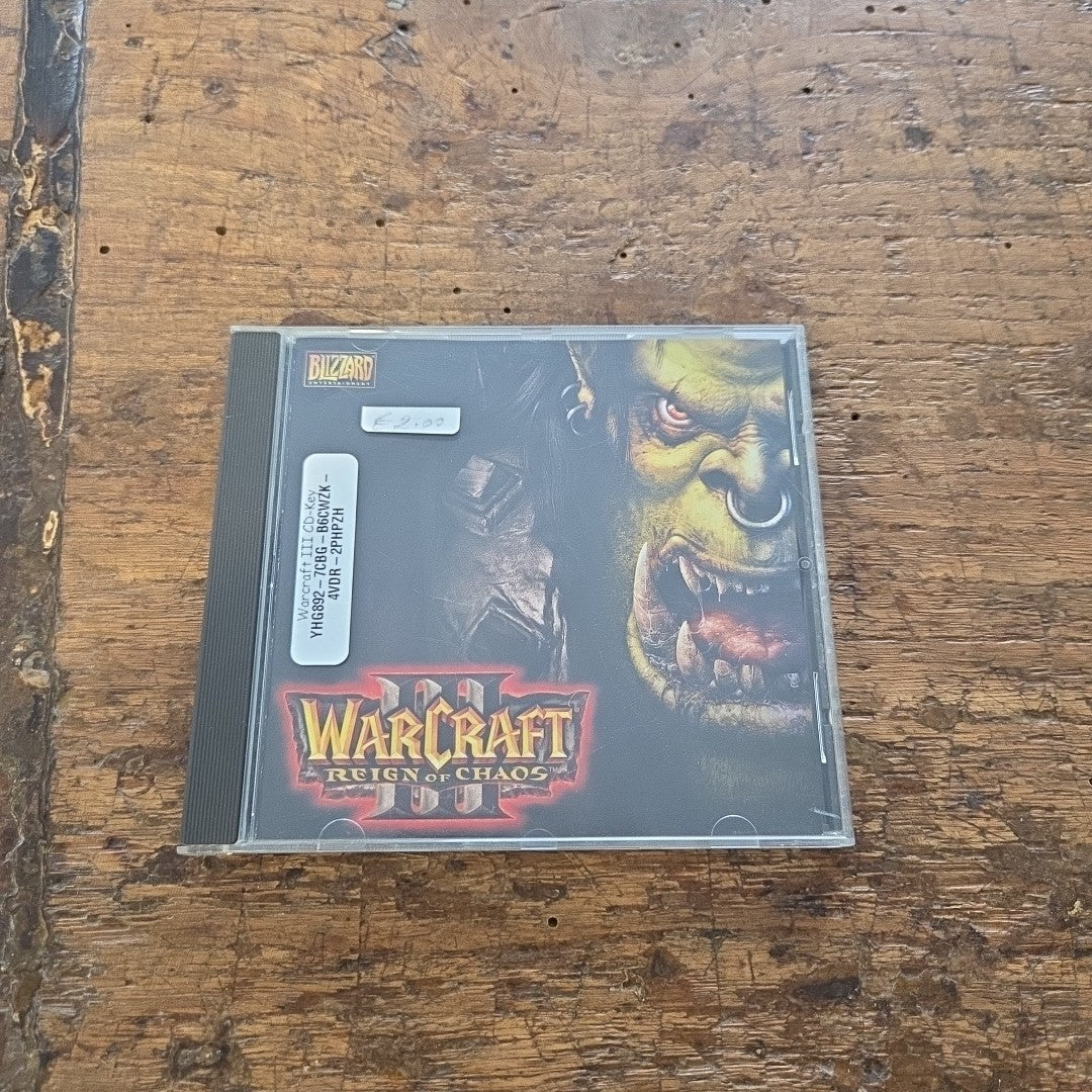 CD WarCraft III Reign Of Chaos Soundtrack 2002