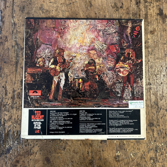 LP Ted Nugent And The Amboy Dukes - Survival Of The Fittest 24-4035 Psychedelic