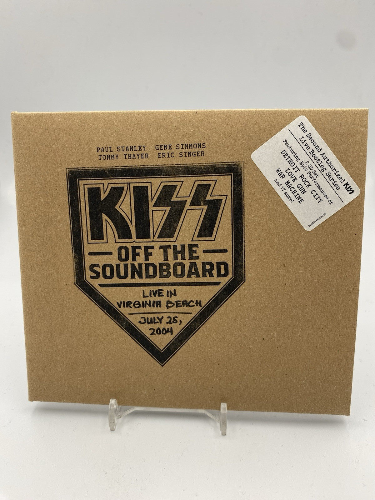 CD Kiss Off the Soundboard 2004 Live in Virgina Beach x2 Cd