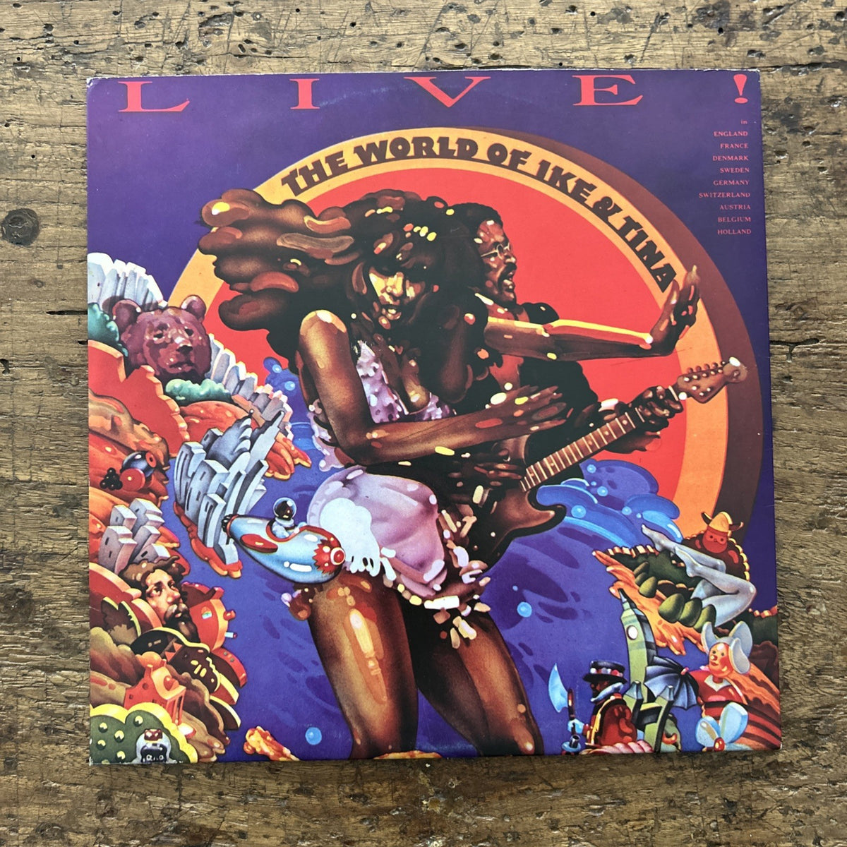 LP Ike & Tina Turner The World Of Ike & Tina UAD 60043 Funk Soul Disco Vinile