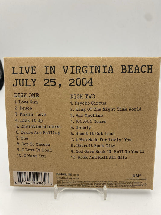 CD Kiss Off the Soundboard 2004 Live in Virgina Beach x2 Cd