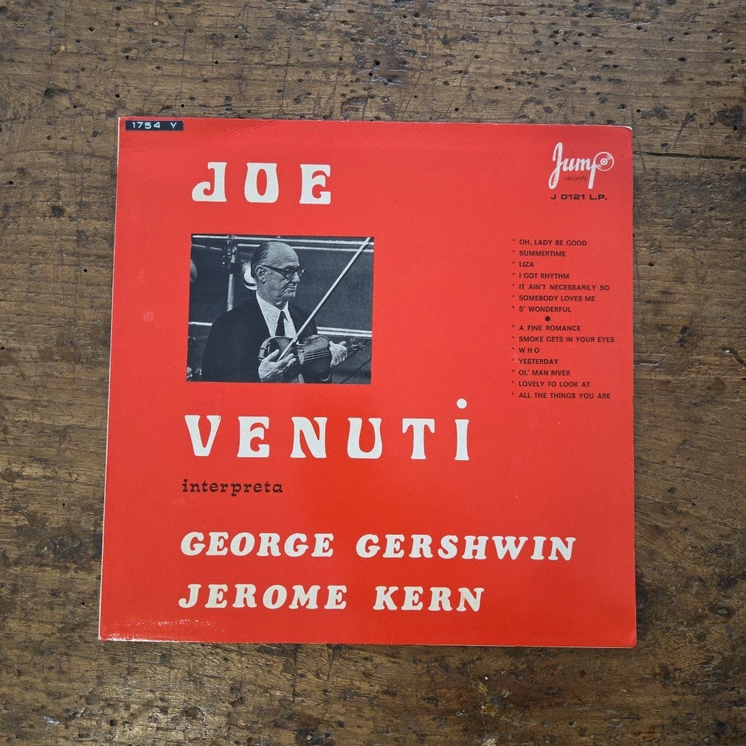 LP Joe Venuti - George Gershwin Jerome Kern J 0121 L.P. Jazz Vinile 1950
