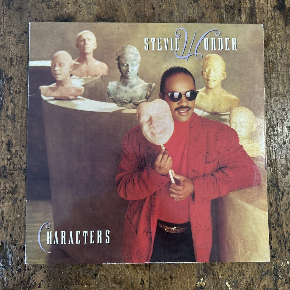 LP Stevie Wonder - Characters ZL 72001 Rock 1987 Vinile Funk Soul Rock