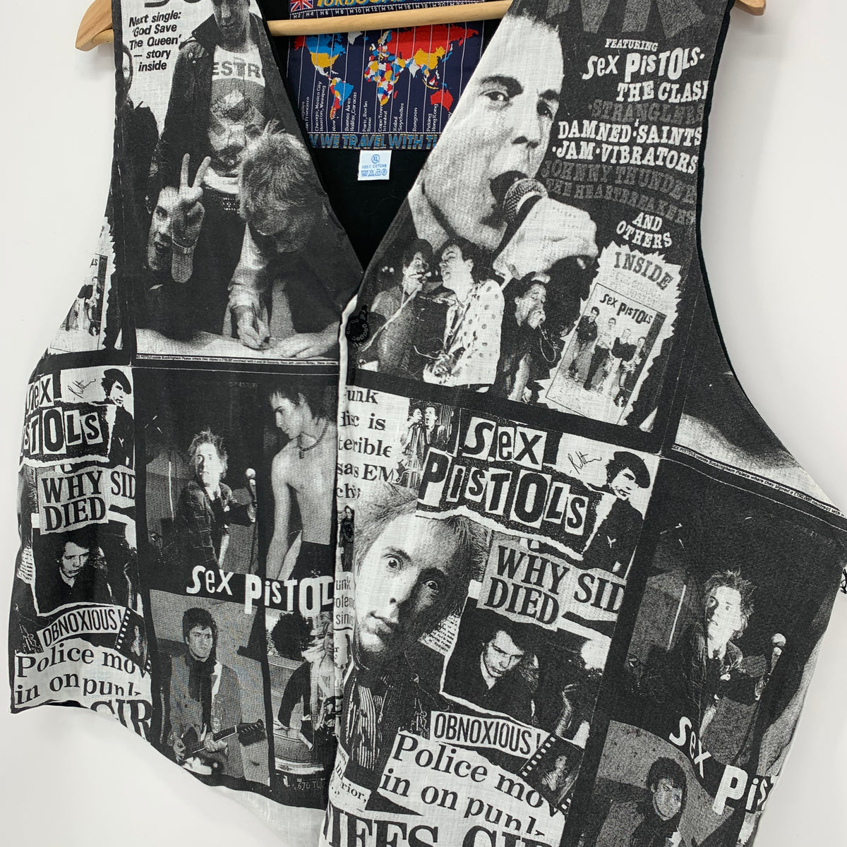 Gilet Uomo Sex Pistols 80’s TurboGadget concert tg. XL