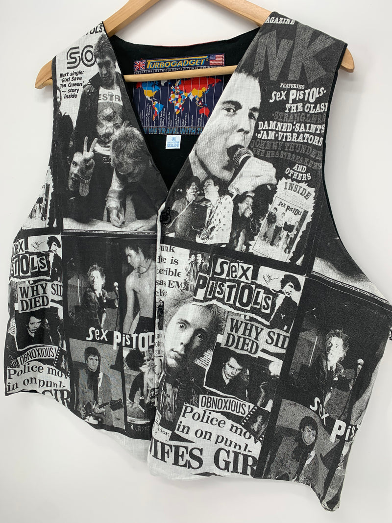 Gilet Uomo Sex Pistols 80’s TurboGadget concert tg. XL