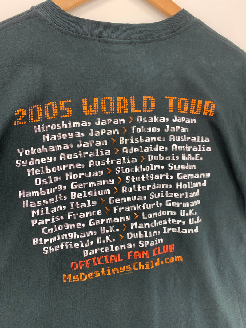 T-Shirt Vintage Destiny's Child World Tour 2005 Anvil