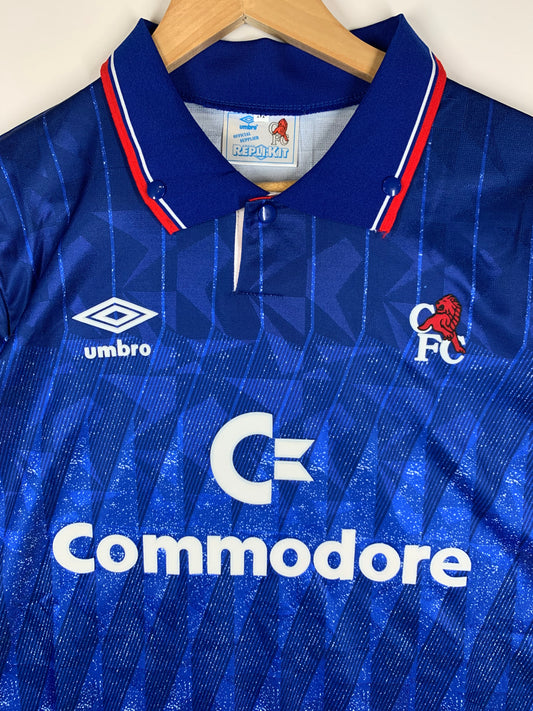 Maglia calcio Umbro Chelsea 1991 Tg. M Vintage Replica