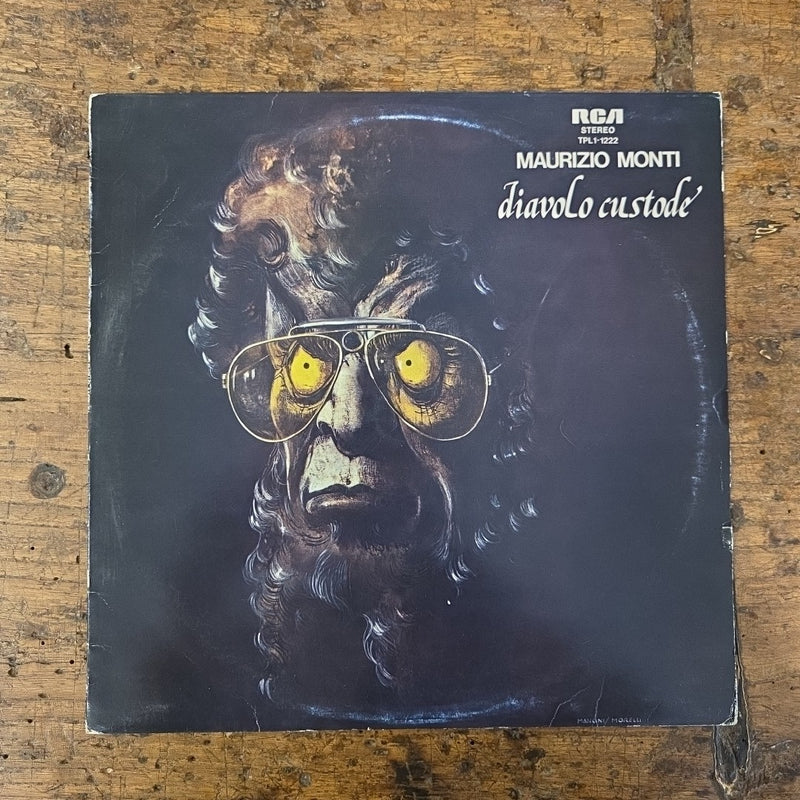 LP Maurizio Monti - Diavolo Custode TPL1-1222 1976 Made In Italy Musica Italiana