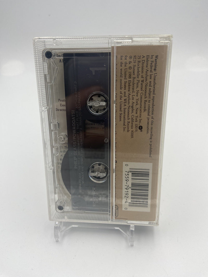 MUSICASSETTA Tape SS Philip Glass – Powaqqatsi  9 79192-4 Classical Stage Screen