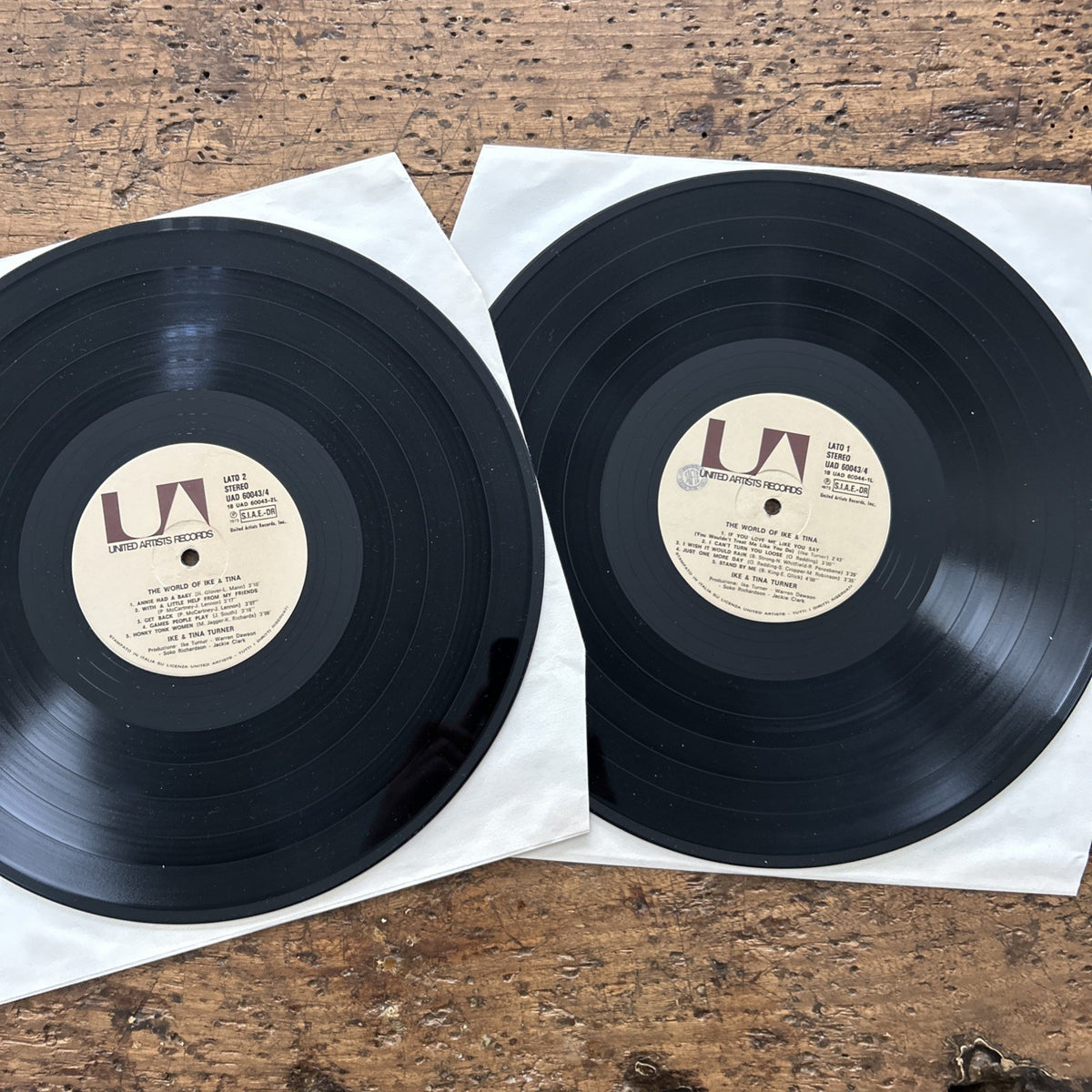 LP Ike & Tina Turner The World Of Ike & Tina UAD 60043/4 Funk Soul Disco Vinile