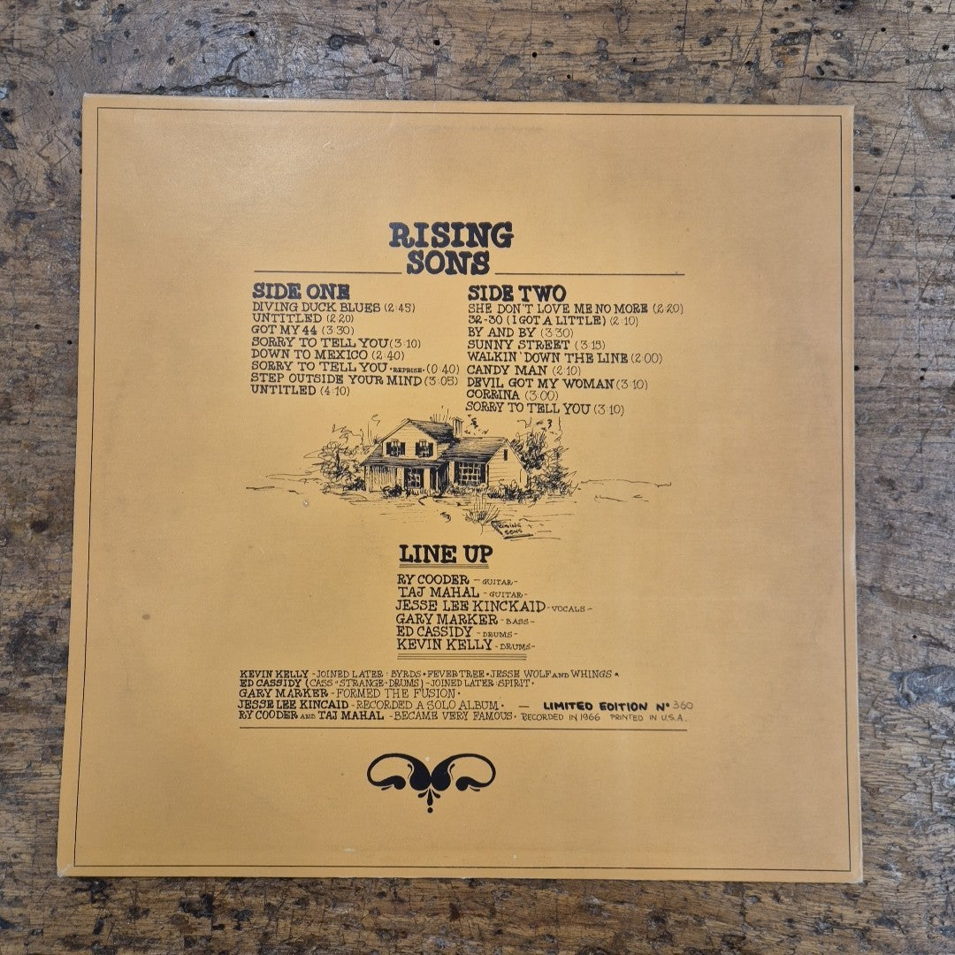 LP Rising Sons Mar X 38501 Printed In USA Musica Rock  Vinile