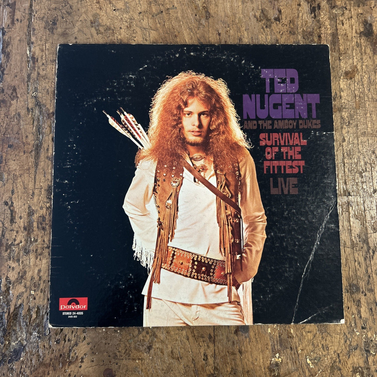LP Ted Nugent And The Amboy Dukes - Survival Of The Fittest 24-4035  Psychedelic