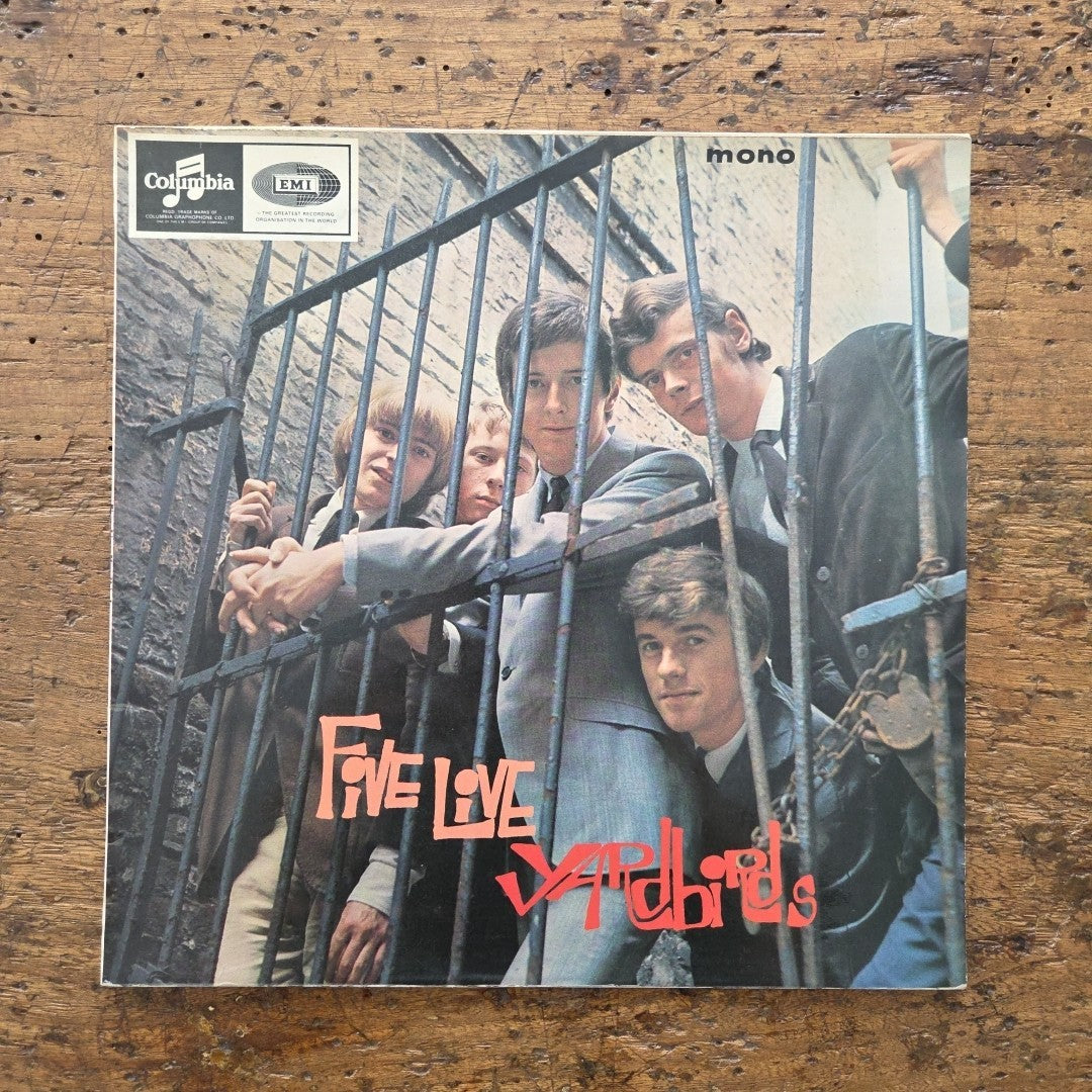LP  Yardbirds - Five Live Yardbirds 33SX 1677 1964 Made In UK Rock Music