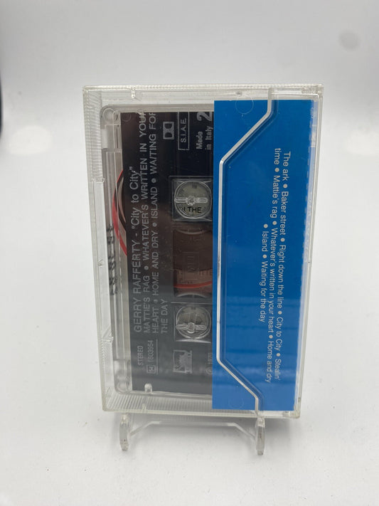 MUSICASSETTA Tape VG Gerry Rafferty ‎– City To City Rock Pop 1978