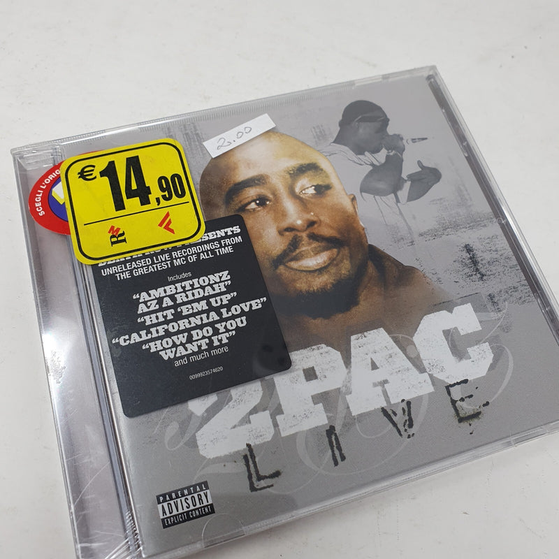 CD 2Pac – Live Death Row Records  – 0099923574620 Sealed