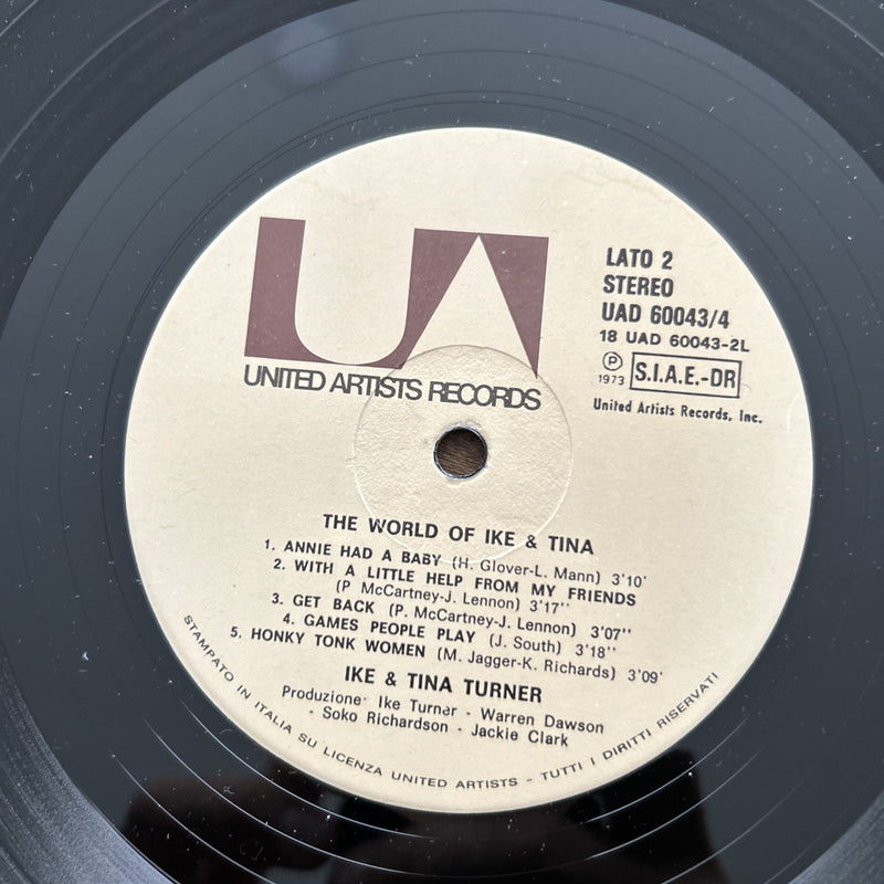 LP Ike & Tina Turner The World Of Ike & Tina UAD 60043/4 Funk Soul Disco Vinile