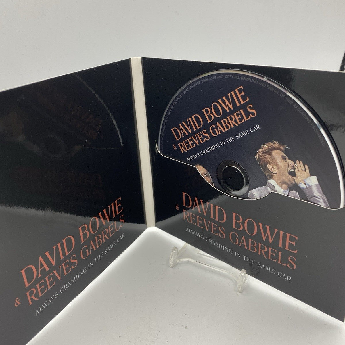 CD David Bowie Reeves Gabrels Always Crashing In The Same Car