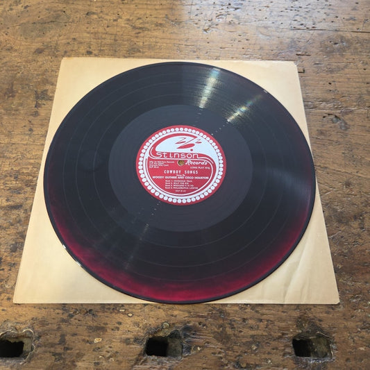 LP Woody Guthrie  And Cisco Houston - Cowboy Songs SLP 32 Jazz Vinile Made In US