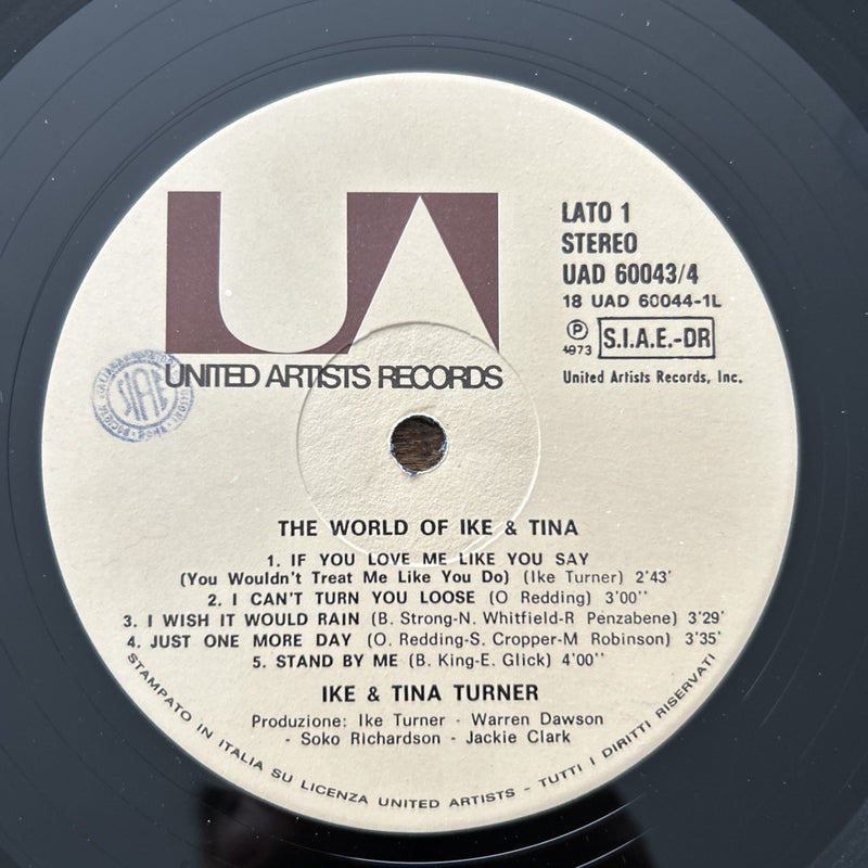 LP Ike & Tina Turner The World Of Ike & Tina UAD 60043 Funk Soul Disco Vinile