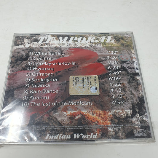 CD Temporal Indian World Thunder Heart Vol.1  Sealed