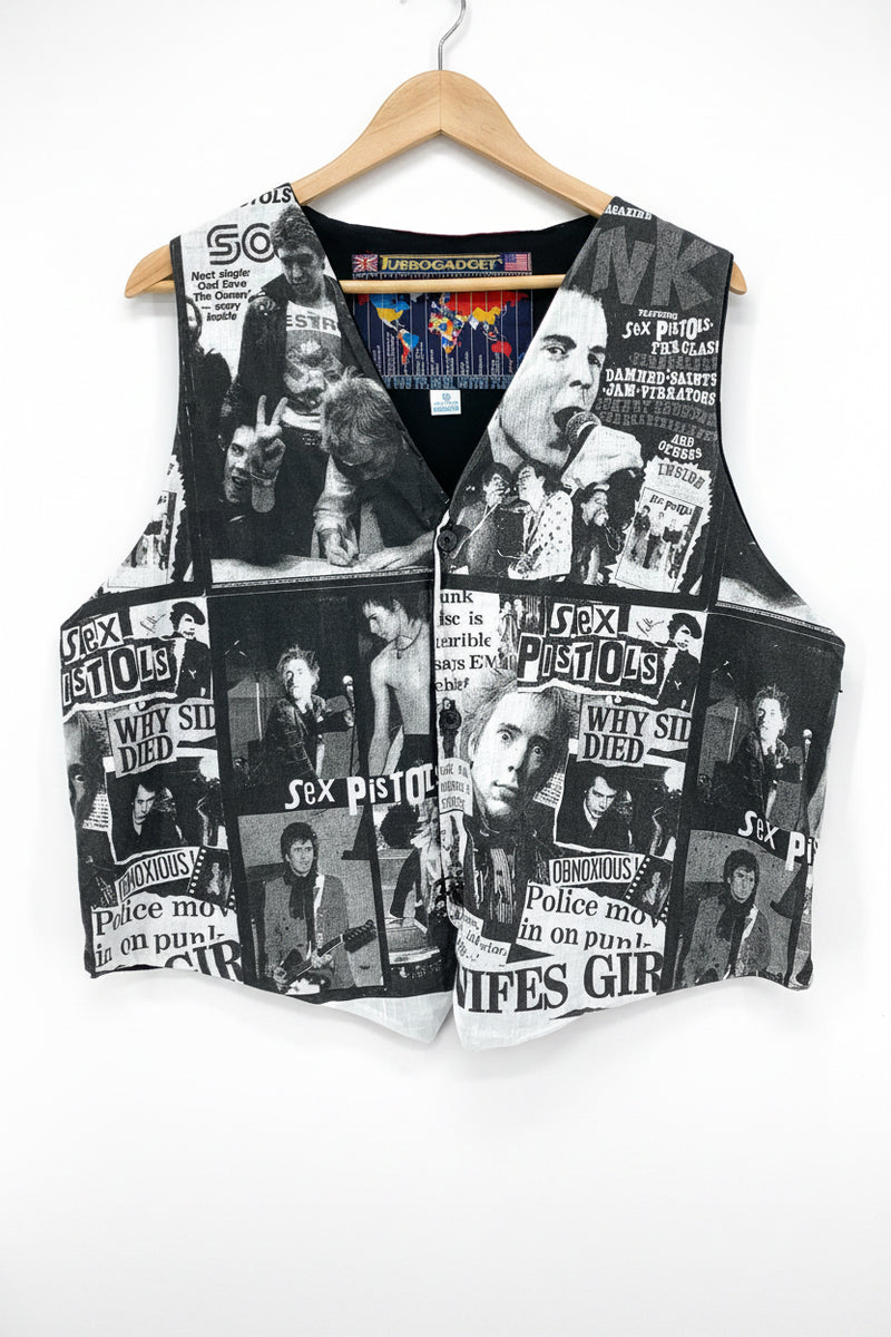 Gilet Uomo Sex Pistols 80’s TurboGadget concert tg. XL