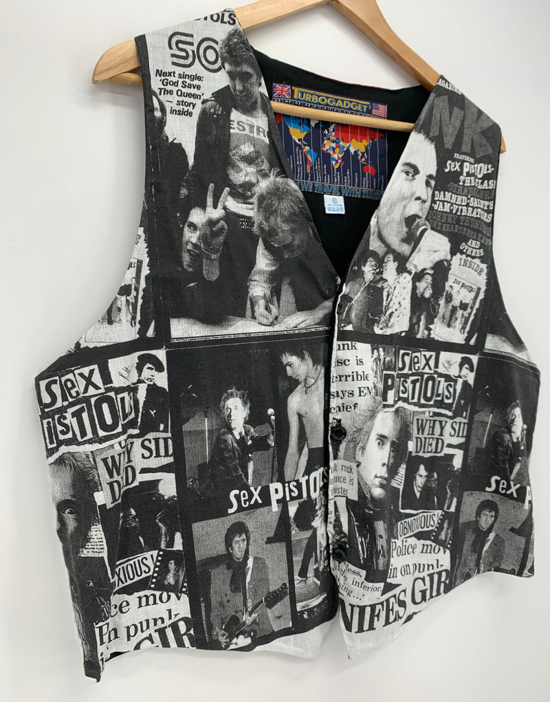 Gilet Uomo Sex Pistols 80’s TurboGadget concert tg. XL