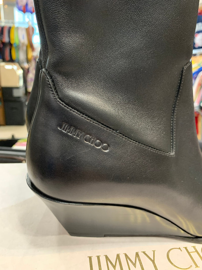 Stivaletti alla caviglia pelle Jimmy Choo Donna n.40