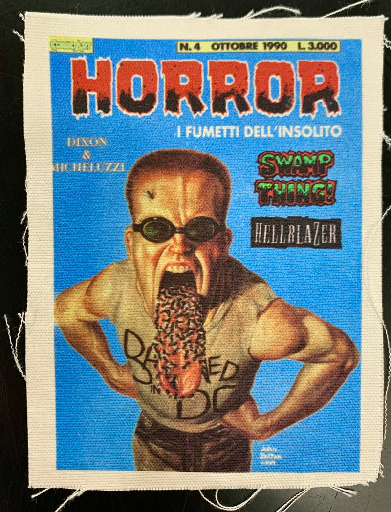Patch HORROR i fumetti dell'insolito - Custom Rework da cucire