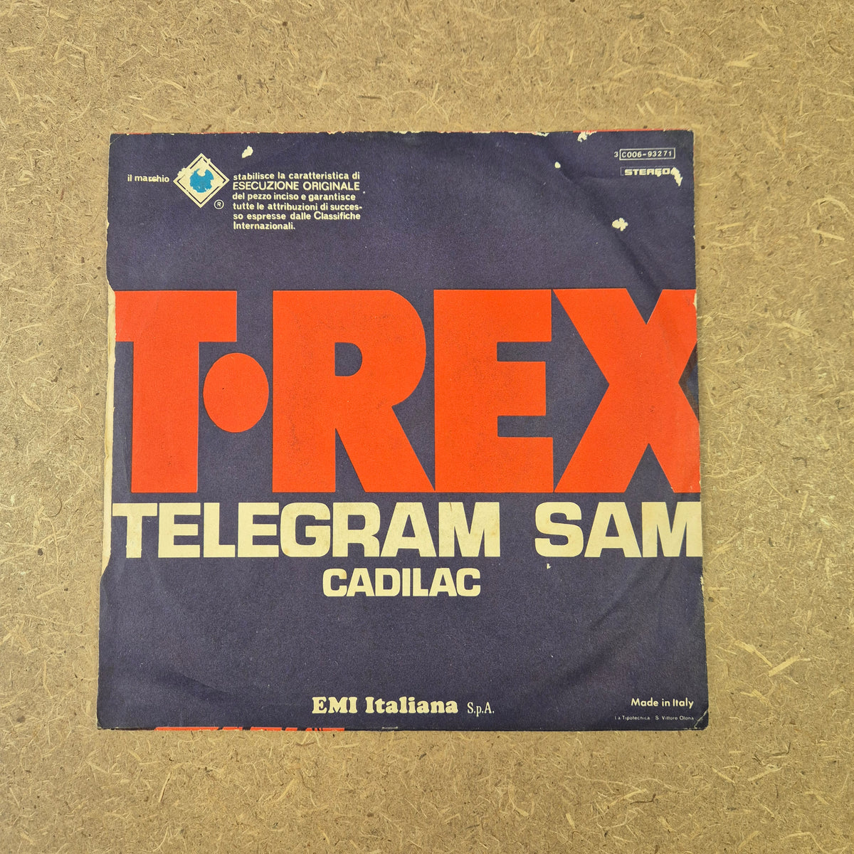 45 giri T-Rex - Telegram Sam / Cadilac